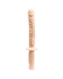 Doc Johnson The Manhandler Dildo With Handle - Flesh - 14 Inch
