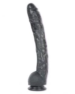 Doc Johnson Dick Rambone Dildo - Black - 16.5 Inch