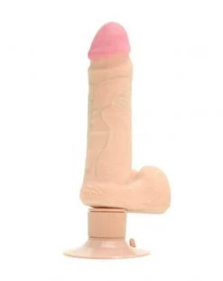 Doc Johnson The Realistic Cock Ur3 Vibrating 6 Inch - White - 6 Inch