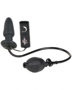 Doc Johnson Deluxe Wonder Butt Plug - Black - 4.7 Inch