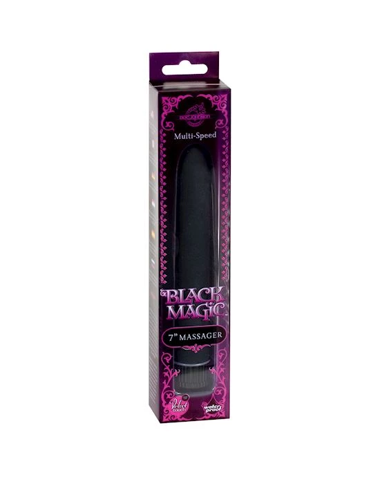 Doc Johnson Black Magic 7 Inch Vibrator - Black - 6.8 Inch 2 Doc Johnson Black Magic 7 Inch Vibrator - Black - 6.8 Inch - Image 2