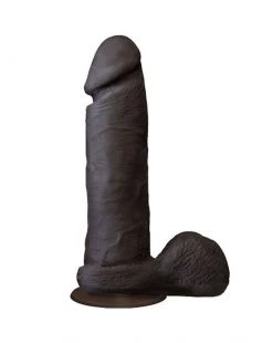 Doc Johnson The Realistic Cock Ur3 - Black - 8 Inch