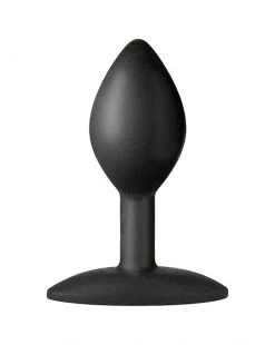 Doc Johnson Platinum Premium Silicone The Minis Spade Small - Black - 3.5 Inch