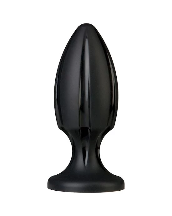 Doc Johnson Platinum Premium Silicone The Rocket - Black - 4.7 Inch 1 Doc Johnson Platinum Premium Silicone The Rocket - Black - 4.7 Inch