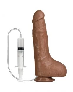Doc Johnson Bust It Squirting Realistic Cock - Brown