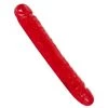 Doc Johnson Vivid Essentials 12 Inch Double Dong - Red - 12 Inch