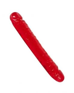 Doc Johnson Vivid Essentials 12 Inch Double Dong - Red - 12 Inch