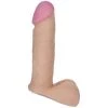 Doc Johnson Vac-u-lock 6 Inch Ur3 Dildo - White - 6 Inch