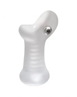 Doc Johnson The Super Sucker 20 Ur3 Vibrating Stroker - Clear