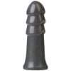 Doc Johnson American Bombshell B-7 Warhead Rippled Dildo - Gunmetal - 7.1 Inch