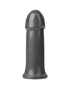 Doc Johnson American Bombshell B-7 Torpedo 6.5 Inch Dildo - Gunmetal - 3.7 Inch
