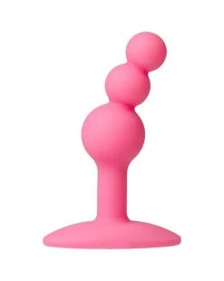 Doc Johnson Platinum Premium Silicone The Minis Bubble Medium - Pink - 3.8 Inch