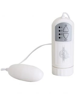 Doc Johnson White Nights Bullet & Controller - White