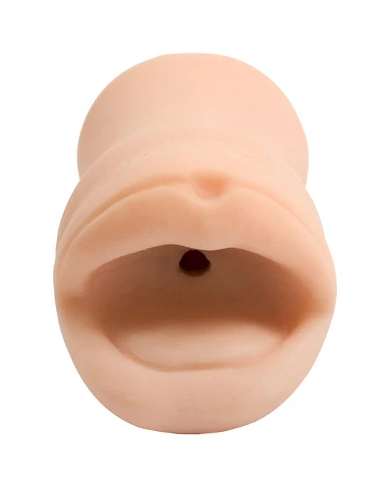 Doc Johnson Palm Pal Ur3 Mouth - White 1 Doc Johnson Palm Pal Ur3 Mouth - White