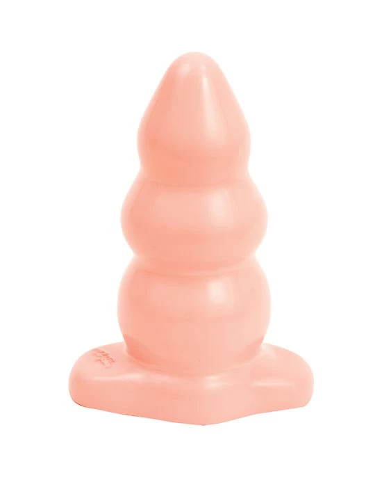 Doc Johnson Tripple Ripple Butt Plug Large - White - 5.6 Inch 1 Doc Johnson Tripple Ripple Butt Plug Large - White - 5.6 Inch