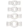 Doc Johnson Titanmen Cock Ring Set - Clear