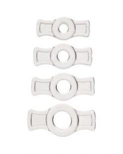 Doc Johnson Titanmen Cock Ring Set - Clear