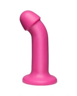 Doc Johnson Platinum The Tru Curve G-spot Dildo - Pink - 6 Inch