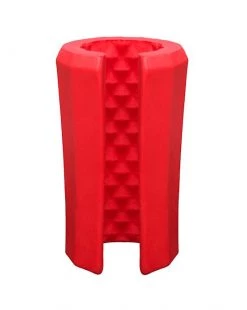 Doc Johnson Platinum The Tru Stroke Beaded - Red