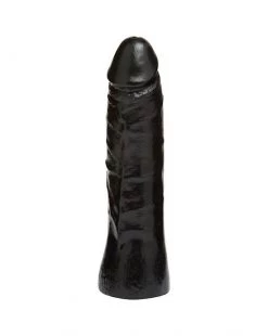 Doc Johnson Vac-u-lock Codeblack - 7 Inch Thin Dong - Black - 7 Inch