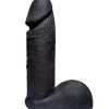 Doc Johnson Vac-u-lock Codeblack - 6 Inch Ultraskyn Dong - Black - 6 Inch