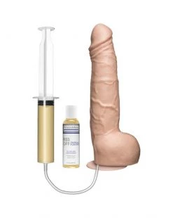Doc Johnson Titanmen Pissoff Suction Cup Dildo - Flesh - 10 Inch
