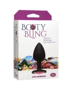 Doc Johnson Booty Bling - Small - Pink - 3.8 Inch -Hot Sale Doc Johnson Store 206707 2