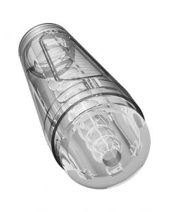 Doc Johnson Main Squeeze Optix Crystal Clear Stroker