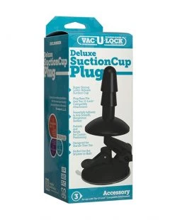 Doc Johnson Vac-u-lock Deluxe Suction Cup Plug Accessory - Black -Hot Sale Doc Johnson Store 206824 2
