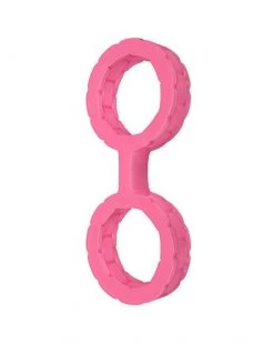 Doc Johnson Platinum - The Cuffs - Large - Pink - Large