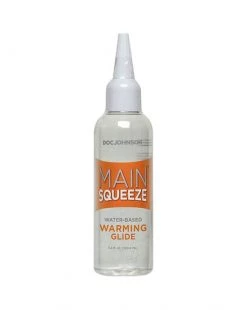 Doc Johnson Main Squeeze - Warming Water-based Lubricant - 100 Ml