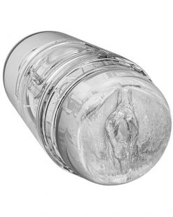 Doc Johnson Main Squeeze - Pop-off Optix Dual Entry Stroker - Clear -Hot Sale Doc Johnson Store 220773 2