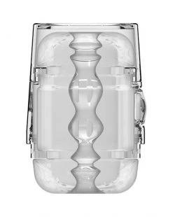 Doc Johnson Main Squeeze - Pop-off Optix Dual Entry Stroker - Clear -Hot Sale Doc Johnson Store 220773 3