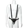 Doc Johnson Vac-u-lock Suspender Harness With Plug - Black