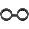 Doc Johnson Japanese Bondage Silicone Cuffs - Large - Black