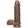 Doc Johnson The Perfect D 8 Inch Firmskyn Dildo With Balls - Tan - 8 Inch