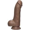 Doc Johnson The Master D 7.5 Inch Firmskyn Dildo With Balls - Tan - 7.5 Inch
