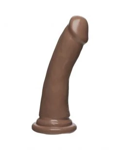 Doc Johnson Firmskyn Slim Dildo - Tan - 6 Inch
