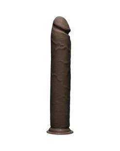 Doc Johnson The Ultraskyn Realistic Dildo - Brown - 12 Inch
