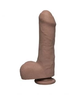 Doc Johnson Ultraskyn 7 Inch Uncut Dildo With Balls - Tan - 7 Inch