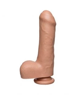 Doc Johnson Firmskyn 7 Inch Uncut Dildo With Balls - Tan - 7 Inch