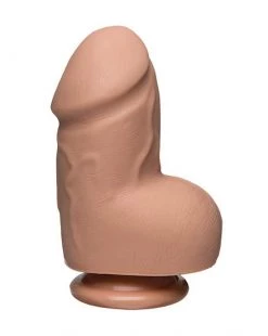 Doc Johnson Ultraskyn 6 Inch Fat Dildo With Balls - Flesh - 6 Inch