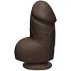 Doc Johnson Ultraskyn 6 Inch Fat Dildo With Balls - Brown - 6 Inch