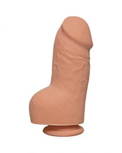 Doc Johnson Ultraskyn 8 Inch Fat Dildo With Balls - Tan - 8 Inch