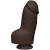 Doc Johnson Ultraskyn 8 Inch Fat Dildo With Balls - Brown - 8 Inch