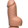 Doc Johnson Firmskyn 8 Inch Fat Dildo With Balls - Tan - 8 Inch