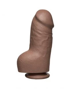 Doc Johnson Firmskyn 8 Inch Fat Dildo With Balls - Tan - 8 Inch