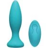 Doc Johnson A-play Anal Vibe - Remote Controlled Beginner Plug - Teal - 4.75 Inch