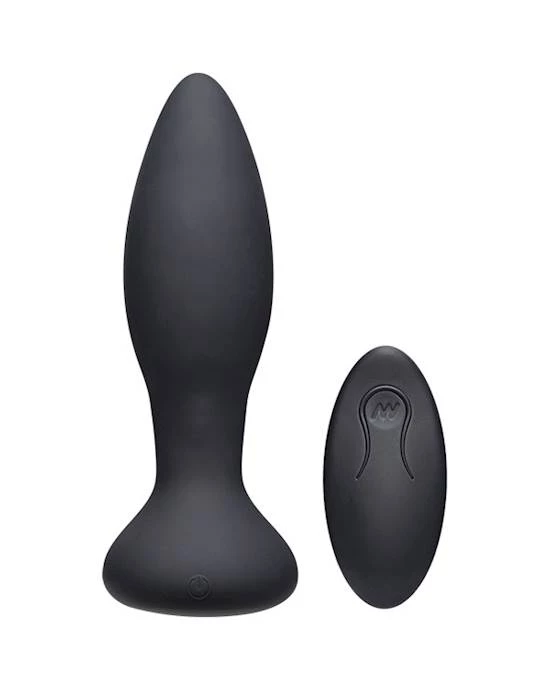 Doc Johnson A-play Anal Vibe - Remote Controlled Experienced Plug - Black - 5.7 Inch 1 Doc Johnson A-play Anal Vibe - Remote Controlled Experienced Plug - Black - 5.7 Inch