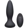 Doc Johnson A-play Thrust Anal Vibe - Remote Controlled Adventurous Plug - Black - 5.25 Inch